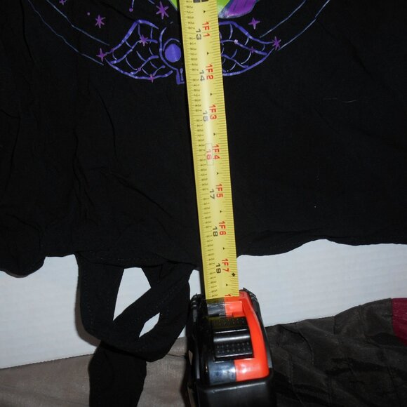 DISNEY UNIVERSE WOMEN LARGE HOCUS POCUS TIE FRONT SHRT 100% VISCOSE HALLOWEEN - Picture 9 of 10